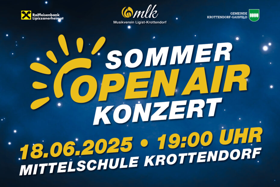 Sommer Open Air Konzert des Musikverein Ligist-Krottendorf