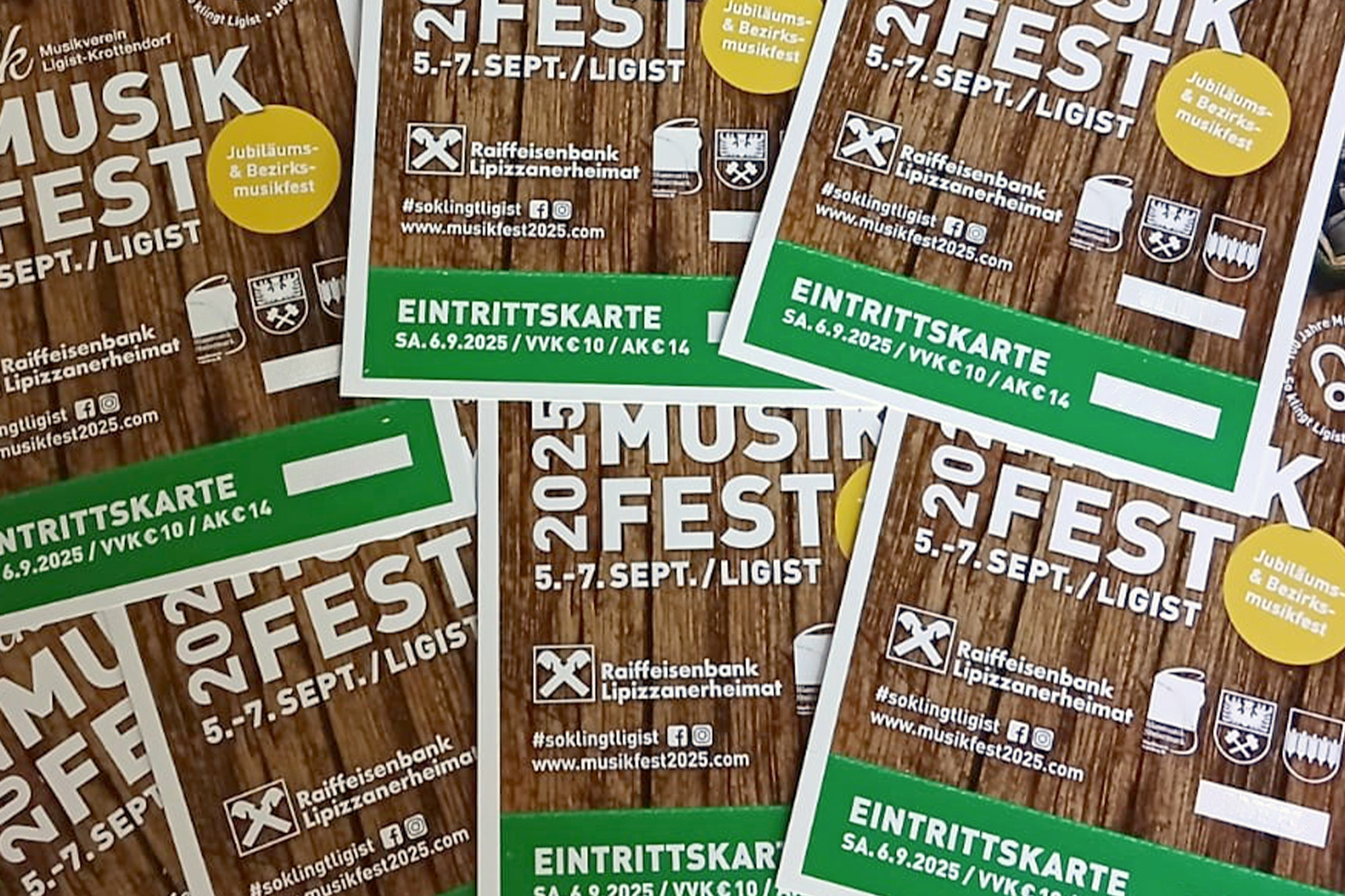 Start Kartenverkauf für Samstag, 6. September 2025